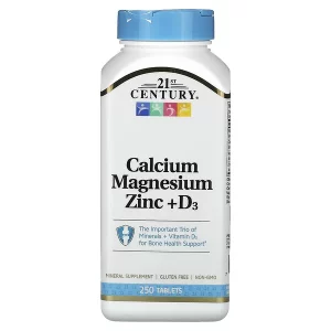 Buy Magnesium Calcium and Zinc with D3 from 21st Century