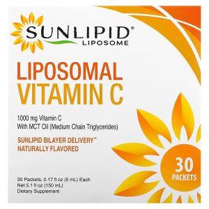 Sunlipid, Liposomal Vitamin C, 30 Packets